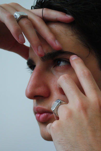 The Apex Ring - recycled silver
